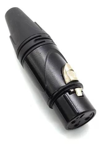 CANNON XLR FEMEA PRETO DATALINK