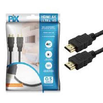 CABO HDMI 0.50 CM 2.0 4K GOLD PIX