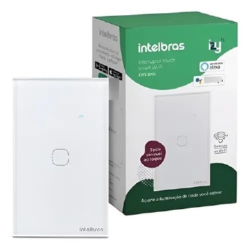 INTERRUPTOR SMART WI-FI TOUCH 1 EWS 1001 BR  - INTELBRAS